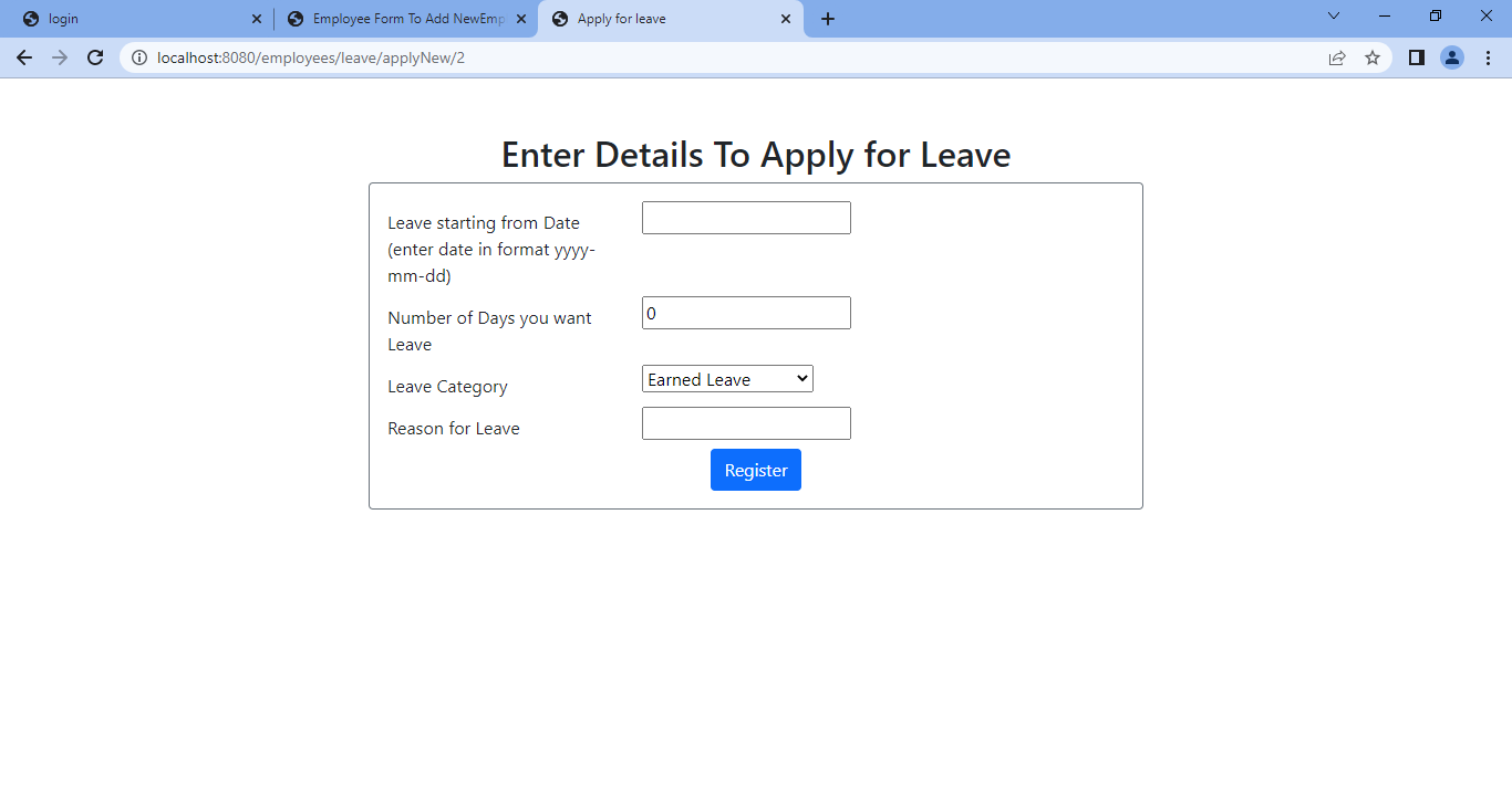 EmployeeAppliesForLeave