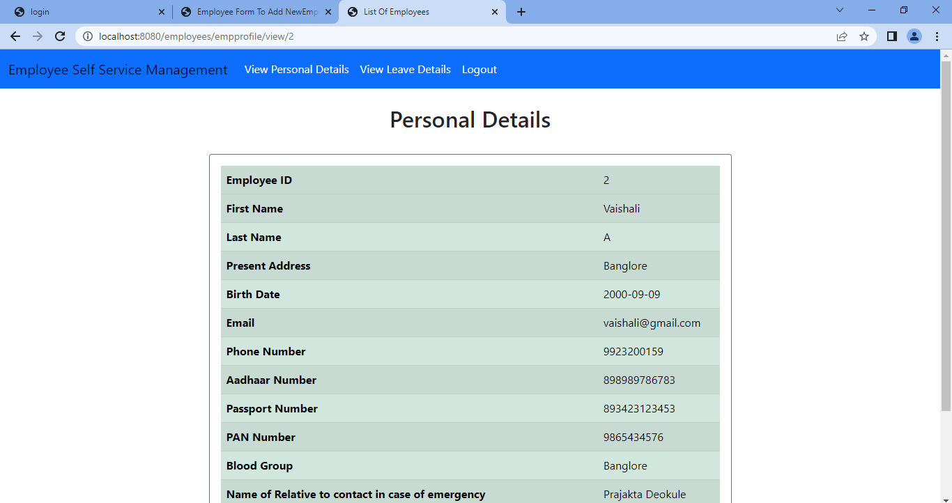 employeePersonalPage